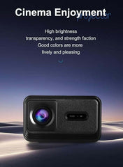 Smart Home Theater 4K Projector – 5G WiFi & Bluetooth Connectivity for Movies and Games, 1200 ANSI Brightness, Zoomable 50-150 Inch Display