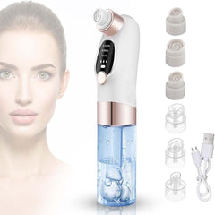 Blackhead Suction Remover Vacuum Pore Cleaner. Electric facial tool for deep cleaning blackheads & unclogging pores. Waterproof.