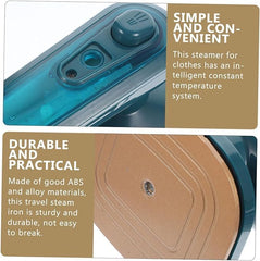 Portable Steamer for Clothes | Mini Electric Iron Steamer with Steamer Basket | Lightweight, Small Travel Clothing Steamer for Home Use