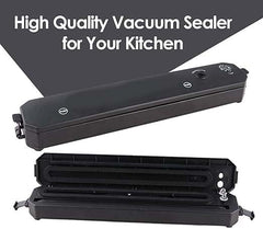 Powerful 90W Vacuum Sealer Machine | Automatic Air Sealing for Fresh Fruits, Meats, and Vegetables | Keep Food Fresh Longer