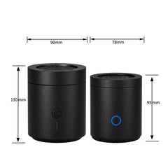 BK108 Charcoal Arabic Bakhoor Burner - Portable Electric Incense Burner for Middle Eastern Bakhoor, Traditional Scent Diffusion