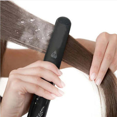 Professional Steam Ceramic Hair Straightener and Curling Iron | 3-in-1 Ionic Vaporizer Hairdressing Styler | Sleek, Smooth, and Versatile