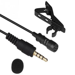 3.5mm Lavalier Microphone for Mobile Phone – Tie Clip, Audio & Video Recording, Stretch-Resistant, Environmentally Friendly, Flexible & Practical