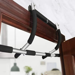 Pull-Up Bar for Doorway – Portable Chin-Up Bar with Adjustable Height for Upper Body Strength Training