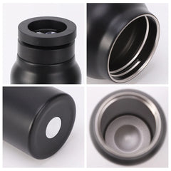 Stainless Steel Magnetic Vacuum Flask | Sports Water Bottle & Mobile Phone Holder | Portable Outdoor Thermal Insulation Cup