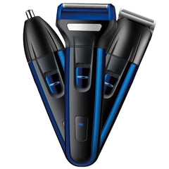 DL-9021 3-in-1 Hair Clipper Set - Rechargeable USB-C Trimmer with Digital Display & Interchangeable Blades
