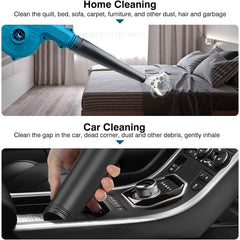 Cordless Leaf Blower | Blow & Suck 2-in-1 | 21V Mini Handheld Air Blower | Lightweight, Battery Powered | Small, Powerful Blower for Leaves & Debris