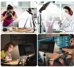 RL-19 Inch LED Panel Soft Light with LED Stand | 100W Ultra Bright Video Light for Photography & Tripod Setup | Adjustable Color & Brightness