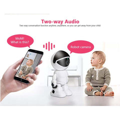 Smart Tracking WiFi Camera - 1080P Auto-Follow Baby Monitor & Home Security Cam with Phone App