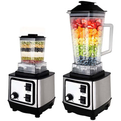 SC-2255 Multi-Purpose Juicer & Mixer 2-in-1 professional blender & food processor with silver coat for commercial kitchens.