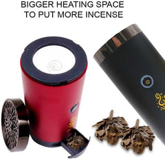 Portable Incense Burner | USB Rechargeable Oud Burner | Electric Arabic Mubkhara Device for Home, Office, and Car