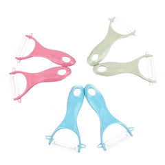 Ceramic Peeler & Sharp 'Y' Paring Knife Set | Assorted Colors | Pack of 6
