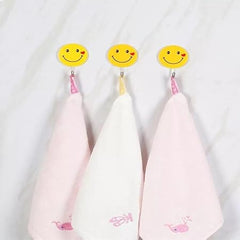 Wall Hanging Hook Set | 9-Piece Emoji Face Hooks with Strong Poster Adhesive