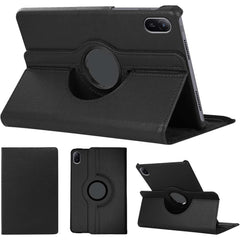 360° Rotating Leather Stand Cover Case Compitable for Huawei MatePad 11 2024 - with Auto Wake/Sleep (Multi Colour)