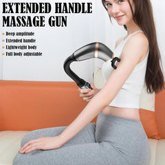 Extended Handle Massage Gun – Long Handheld Deep Tissue Massager for Full-Body Relief (Multi)