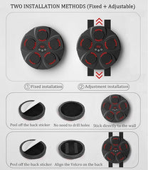 Music Boxing Machine | Smart Electronic Punching Equipment with LED Screen & Reaction Target for Home Exercise | Fun Gift