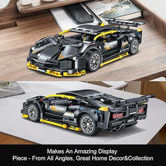1215-Piece Sports Car Building Blocks | 1:14 Race Car Model Set | STEM Supercar Toy for Boys, Girls & Adults | Collectible Display, Engineering Kit