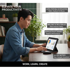 Tab 81 10.1-inch Android Tablet. Octa-core, 8MP+13MP cameras, 5000mAh battery & Android 15. Ideal for work and entertainment.