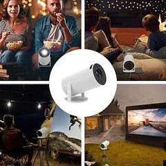 Wifi Projector | Portable Wifi Projector | Compact Wireless Projector | Full HD 1080p Supported Wireless Home Cinema Projector for Laptop, Smartphone, Tablet