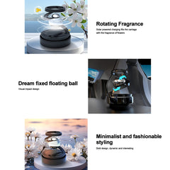 Solar Car Air Freshener - Rotating Fragrance Diffuser, Auto Deodorizer & Decorative Ornament