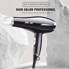 NUSHI NS-2201 Professional Hair Dryer. 2000W powerful motor for fast drying with ionic technology & multiple heat/speed settings.