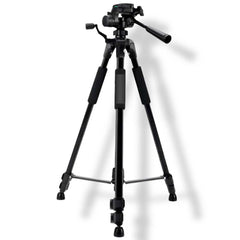 PK9970 Professional Tripod for Mobile & Camera – Durable ABS + Metal Construction, Adjustable Height, Lightweight, Compatible with Smartphones & Cameras