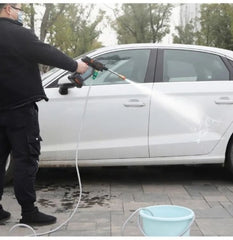 Heavy Duty Cordless Portable Battery Washer | High-Pressure Washer for Solar Panels, AC, and Car Services | 2800W, 45 Bar, 2 Battery Kit