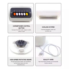 2-in-1 Multifunction Blender - 6-Preset Professional Blender for Home, Restaurant & Hotel Kitchens