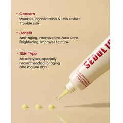 KSECRET SEOUL 1988 Eye Cream – Retinal Liposome 4% + Fermented Bean, Anti-Aging Wrinkle Care, Improves Elasticity & Pigmentation, 30ml / 1.01 fl.oz
