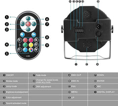 RGB Crystal Magic Ball LED Bulb | Transform Any Space into a Party Venue | Stunning Colorful Light Effects for Home, Events, and Parties