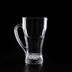 Acrylic LED Flashing Color Changing Glass | Water Activated Light-Up Beer Mug, Whiskey Cup for Parties