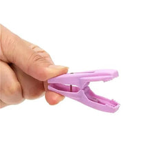 Plastic Clothes Pins Laundry Clips | 40 Pcs Colorful Clothespins with Bag | 2-Inch Small Clothespins for Hanging Clothes – 4 Colors