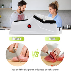Premium Electric Knife Sharpener – Sturdy, Durable, and Stylish USB-Powered Tool for Safe and Efficient Sharpening