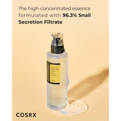 COSRX Advanced Snail 96 Mucin Power Essence. Hydrating & repairing snail secretion filtrate for plump, glowing skin. 100ml.