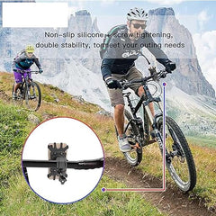 C66 Bike Bicycle Motorcycle Mobile Phone Holder Mount | Universal 360° Adjustable Rotation | Compatible with iPhone 12 Series, Samsung Galaxy S21/20, Note, Huawei, and More