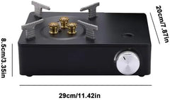 Mini Stove Camping | 3500W Portable Small Stove with Overvoltage Protection and Safety Device | Available in Black and White