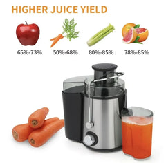 Multifunctional 800W Centrifugal Juicer Machine with Anti-Drip & Anti-Slip Design, 2-Speed Juicer for Fruits & Vegetables – Fast Juice Extraction