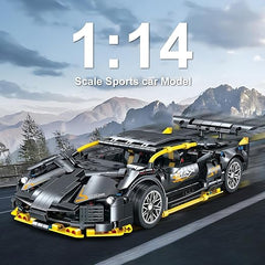 1215-Piece Sports Car Building Blocks | 1:14 Race Car Model Set | STEM Supercar Toy for Boys, Girls & Adults | Collectible Display, Engineering Kit
