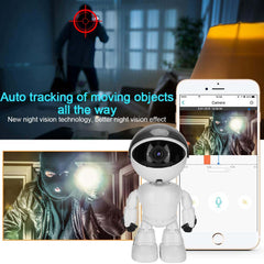 Smart Tracking WiFi Camera - 1080P Auto-Follow Baby Monitor & Home Security Cam with Phone App