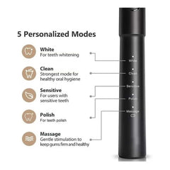 Electric Toothbrush & Water Flosser Combo – Cordless, Rechargeable, 5 Brush Modes, 3 Floss Modes, 8 Heads, Waterproof Oral Care Kit for Travel