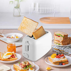 OE-506 2-Slice Toaster. 6-speed browning control, auto pop-up & removable crumb tray. Reliable for bread & sandwiches.