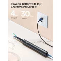 Electric Toothbrush & Water Flosser Combo – Cordless, Rechargeable, 5 Brush Modes, 3 Floss Modes, 8 Heads, Waterproof Oral Care Kit for Travel