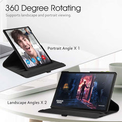 360° Swivel PU Leather Cover Compitable for Galaxy Tab S5e 10.5" Case - w/Auto Sleep/Wake for SM-T720/T725/T727 (Multi)