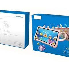 Tab10 10.1 Inch Kids Tablet - 6 GB RAM, 128 GB ROM, 8000 mAh Battery, Parental Controls, Durable Design, and Educational Apps - Pink