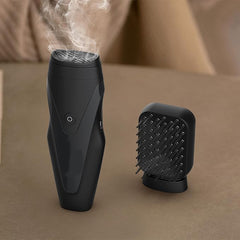 Electric Comb Incense Burner | Oud Arabic Comb Hair Bakhoor Burner for Aromatic Styling | Black