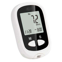 Blood Glucose Meter Large screen diabetes testing kit with tiny blood sample & coding. Essential diabetic supplies for monitoring.