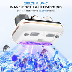 Bed Vacuum Cleaner – 210ml UV Ultrasonic Cleaner for Sofas and More