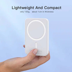 YP29 Magnetic Power Bank - 5000mAh Wireless Charger, Compact Portable Battery Pack for Phones, Compatible with MagSafe