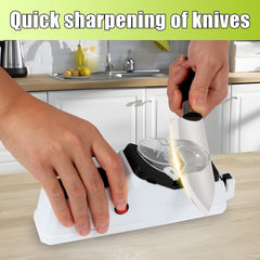 Premium Electric Knife Sharpener – Sturdy, Durable, and Stylish USB-Powered Tool for Safe and Efficient Sharpening