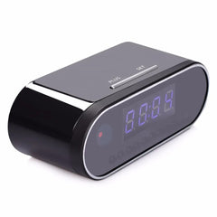 Wireless WiFi Table Clock – 1080P HD Mini Camera with Alarm, IR Night Vision, and Home Security DVR